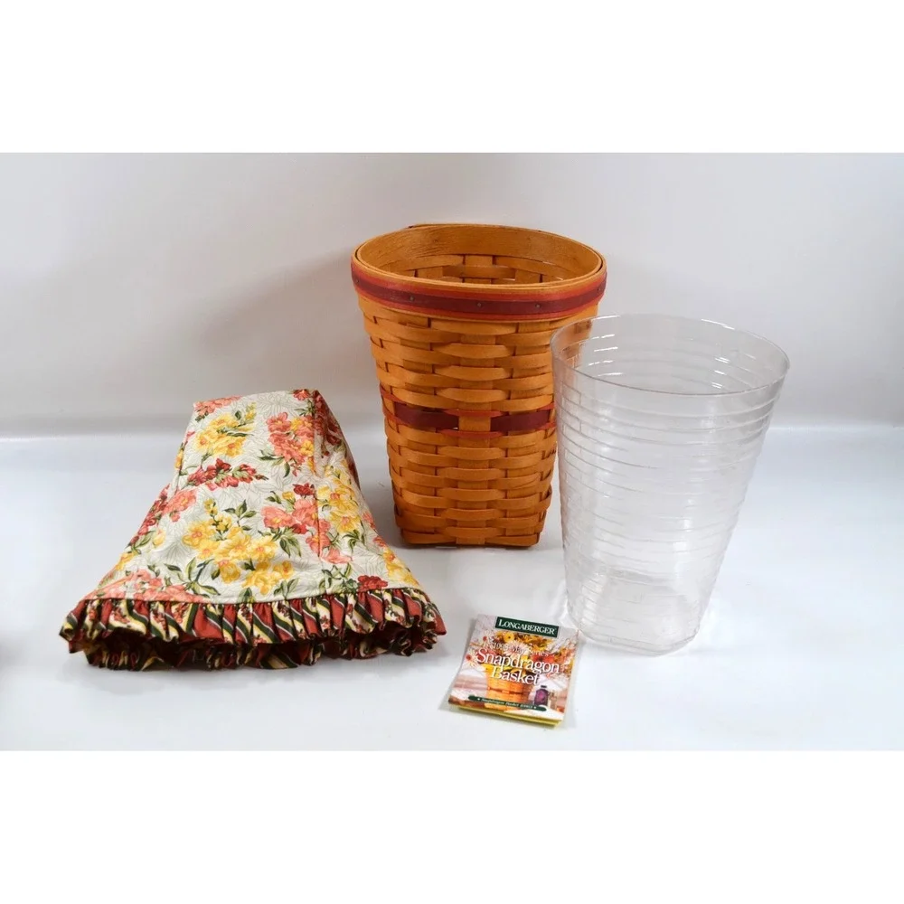 Longaberger 1998 May Series Snapdragon Basket Combo 9.5